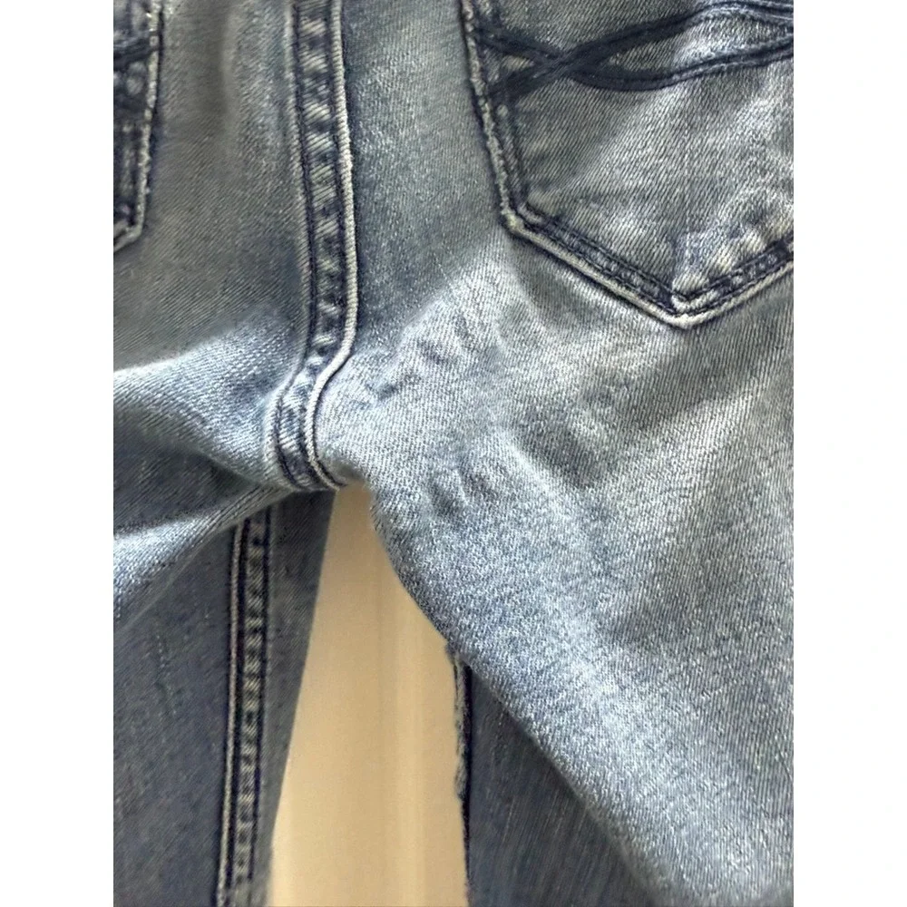 Abercrombie Kids Super Skinny Distressed Jeans Medium‎ Wash Size 12